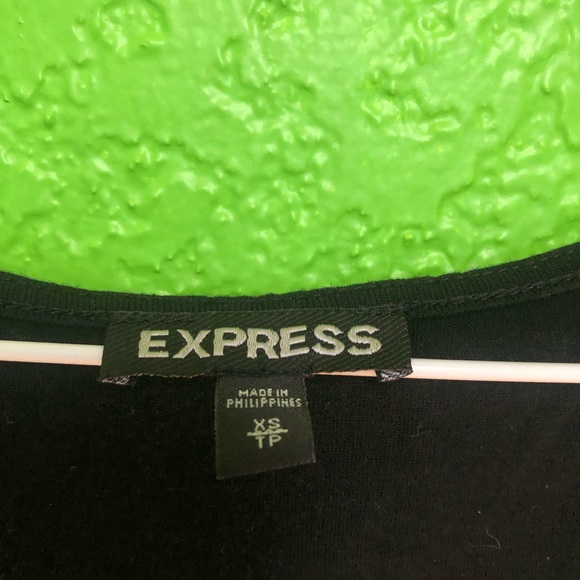 Express XS Purple Casual Dress Blouse - Picture 4 of 7